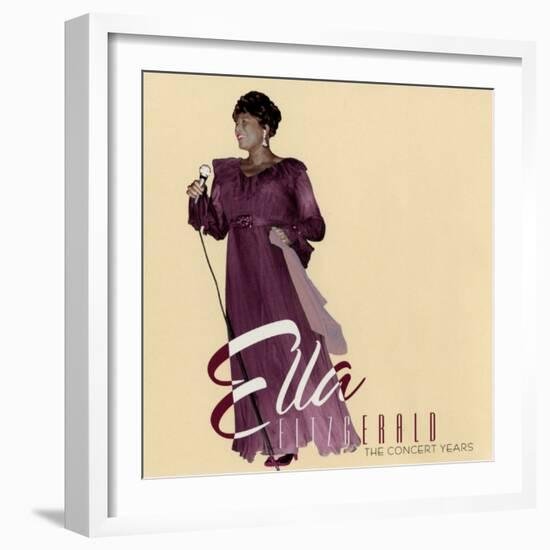 Ella Fitzgerald - The Concert Years-null-Framed Art Print