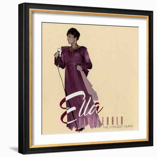 Ella Fitzgerald - The Concert Years--Framed Art Print