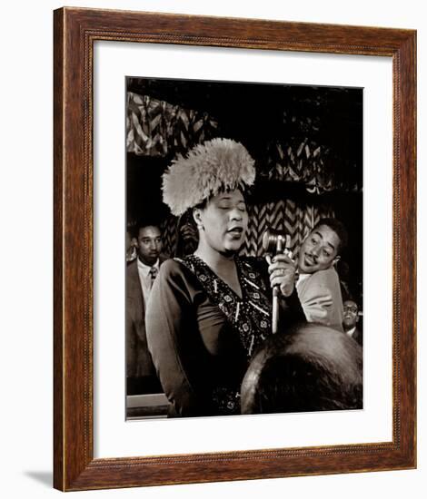 Ella Fitzgerald-William P^ Gottlieb-Framed Art Print