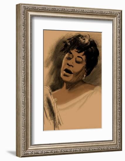 Ella Fitzgerald-Clifford Faust-Framed Giclee Print