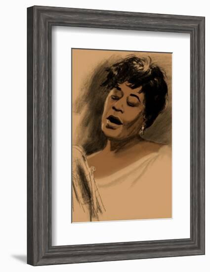 Ella Fitzgerald-Clifford Faust-Framed Giclee Print