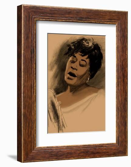 Ella Fitzgerald-Clifford Faust-Framed Giclee Print