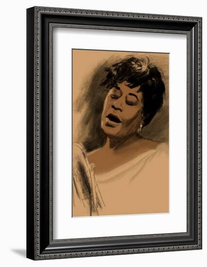 Ella Fitzgerald-Clifford Faust-Framed Giclee Print