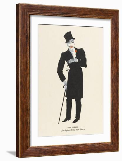 Ella Shields Music Hall Entertainer: Burlington Bertie from Bow-Elizabeth Pyke-Framed Art Print