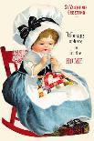 Best Christmas Wishes-Ellen H. Clapsaddle-Framed Giclee Print