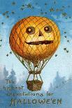 A Halloween Pumpkin Hot Air Balloon, 1909-Ellen Hattie Clapsaddle-Framed Premier Image Canvas