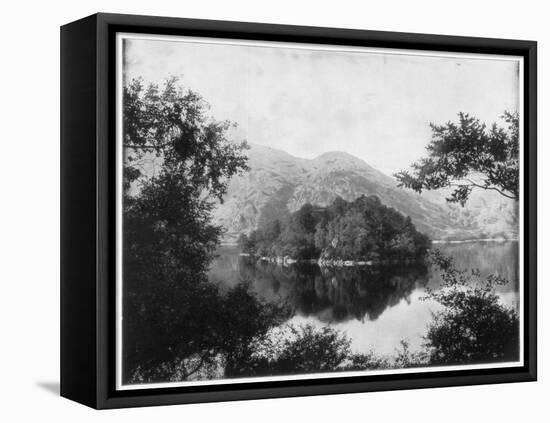 Ellen's Isle, Loch Katrine, Scotland, Late 19th Century-John L Stoddard-Framed Premier Image Canvas