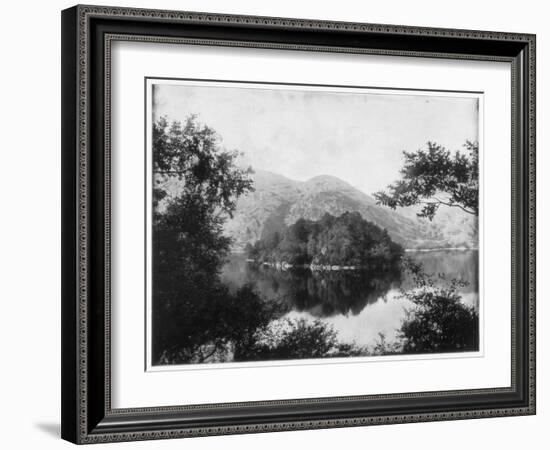 Ellen's Isle, Loch Katrine, Scotland, Late 19th Century-John L Stoddard-Framed Giclee Print