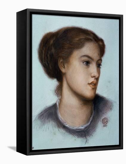 Ellen Smith, 1867-Dante Gabriel Rossetti-Framed Premier Image Canvas