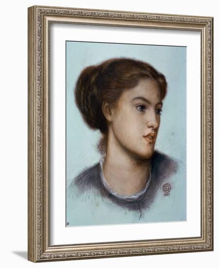 Ellen Smith, 1867-Dante Gabriel Rossetti-Framed Giclee Print