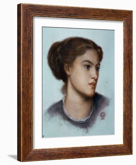 Ellen Smith, 1867-Dante Gabriel Rossetti-Framed Giclee Print