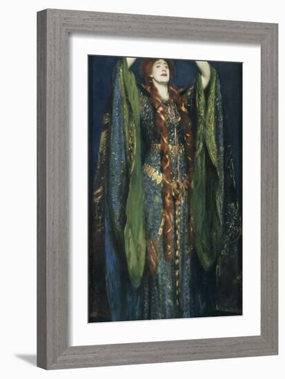 Ellen Terry as Lady Macbeth-John Singer Sargent-Framed Giclee Print