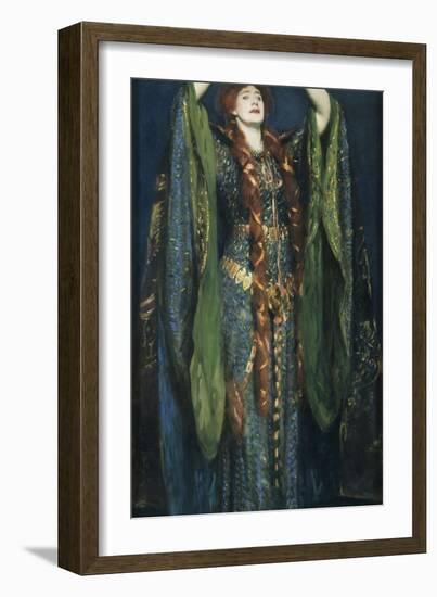 Ellen Terry as Lady Macbeth-John Singer Sargent-Framed Giclee Print