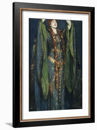 Ellen Terry as Lady Macbeth-John Singer Sargent-Framed Giclee Print