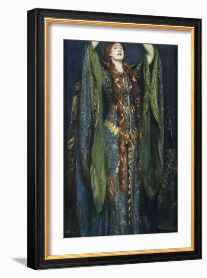 Ellen Terry as Lady Macbeth-John Singer Sargent-Framed Giclee Print