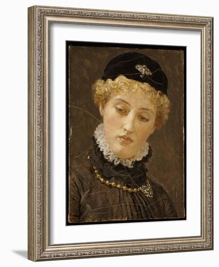 Ellen Terry as Portia in 'The Merchant of Venice', C.1885-Moore-Framed Giclee Print