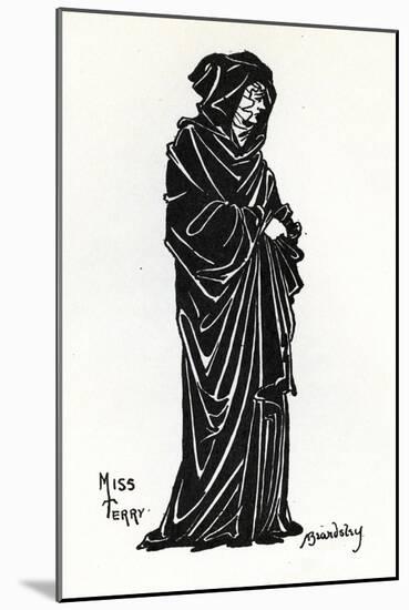 Ellen Terry as Rosamund De Clifford in a Production at the Lyceum Theatre, London, of the Poetic…-Aubrey Beardsley-Mounted Giclee Print