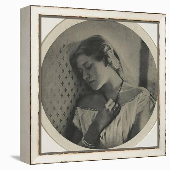 Ellen Terry, at the age of sixteen-Julia Margaret Cameron-Framed Premier Image Canvas