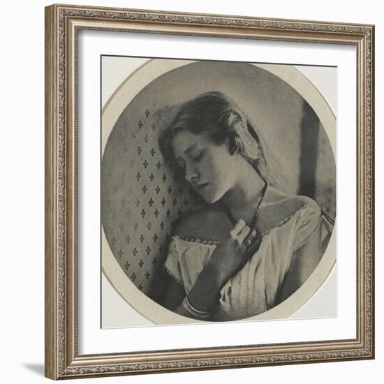 Ellen Terry, at the age of sixteen-Julia Margaret Cameron-Framed Giclee Print