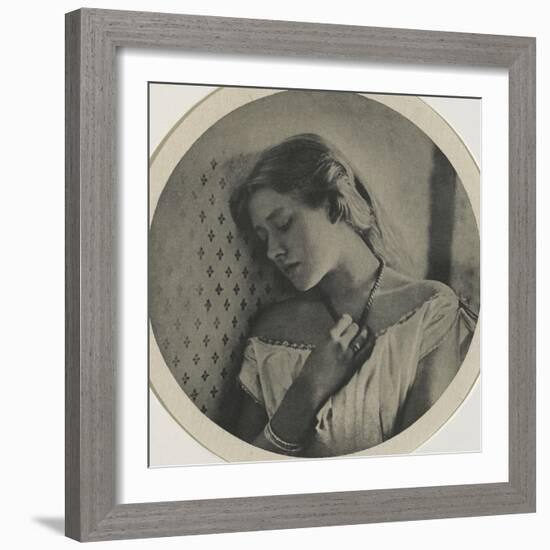 Ellen Terry, at the age of sixteen-Julia Margaret Cameron-Framed Giclee Print