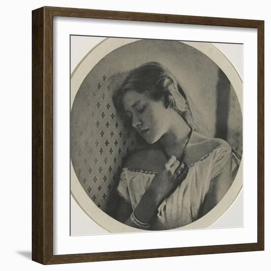 Ellen Terry, at the age of sixteen-Julia Margaret Cameron-Framed Giclee Print