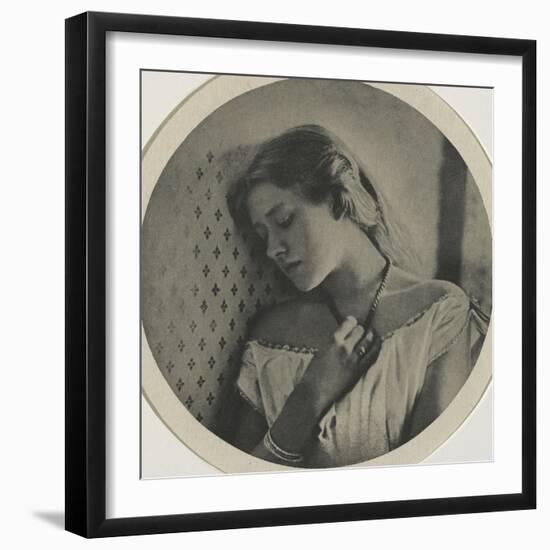 Ellen Terry, at the age of sixteen-Julia Margaret Cameron-Framed Giclee Print