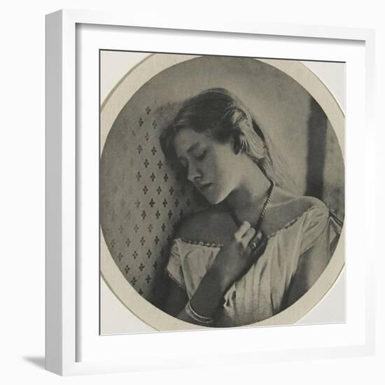 Ellen Terry, at the age of sixteen-Julia Margaret Cameron-Framed Giclee Print