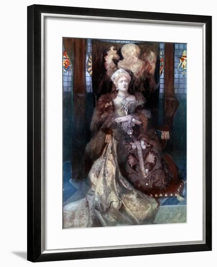 Ellen Terry in Henry VIII, C1902-Window & Grove-Framed Giclee Print