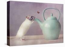 Snoozy Loves to Eat-Ellen Van Deelen-Framed Photographic Print