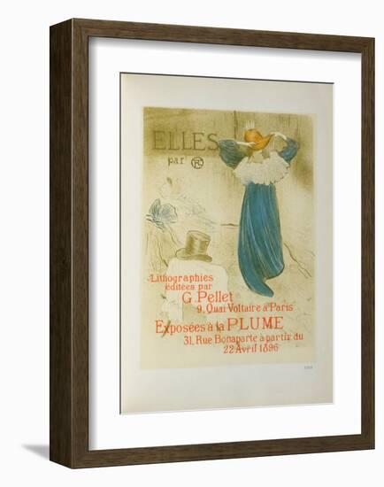 Elles II-Henri de Toulouse-Lautrec-Framed Collectable Print