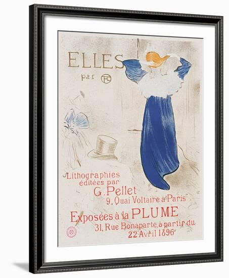 Elles-Henri de Toulouse-Lautrec-Framed Art Print