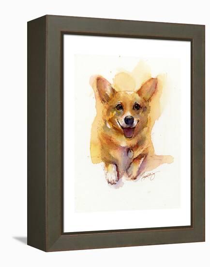 Ellie Portrait, 2017-John Keeling-Framed Premier Image Canvas