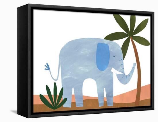 Ellie The Elephant-Emily Kopcik-Framed Stretched Canvas