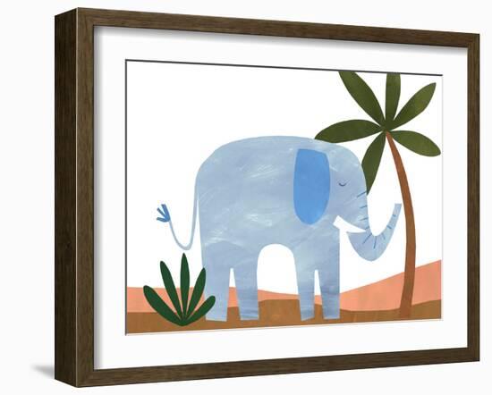 Ellie The Elephant-Emily Kopcik-Framed Art Print