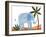 Ellie The Elephant-Emily Kopcik-Framed Art Print