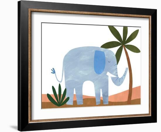 Ellie The Elephant-Emily Kopcik-Framed Art Print