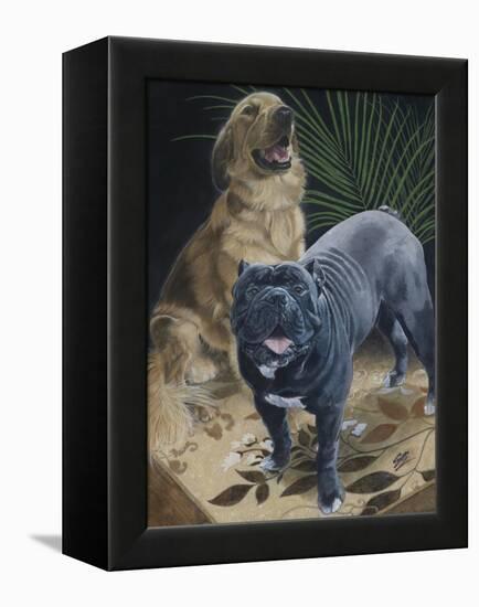 Elliot and Gus-Durwood Coffey-Framed Premier Image Canvas