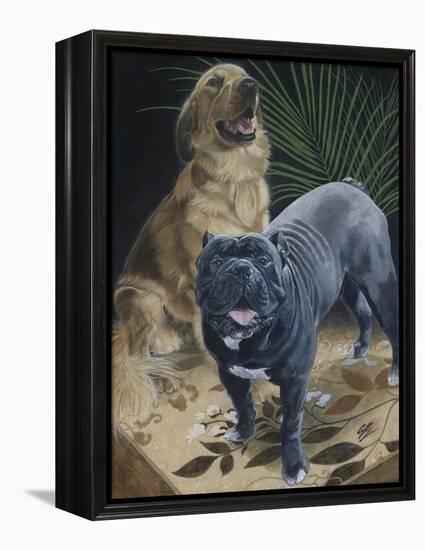 Elliot and Gus-Durwood Coffey-Framed Premier Image Canvas