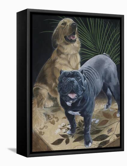 Elliot and Gus-Durwood Coffey-Framed Premier Image Canvas