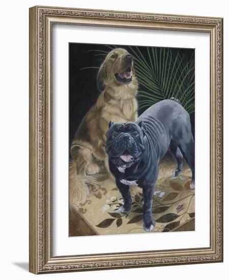 Elliot and Gus-Durwood Coffey-Framed Giclee Print