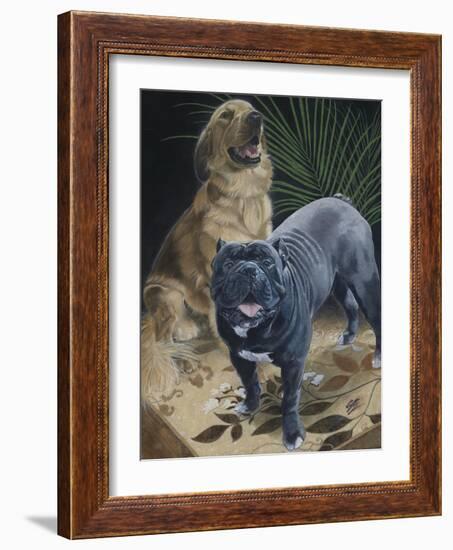 Elliot and Gus-Durwood Coffey-Framed Giclee Print