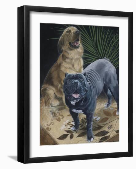 Elliot and Gus-Durwood Coffey-Framed Giclee Print