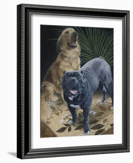 Elliot and Gus-Durwood Coffey-Framed Giclee Print