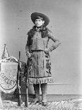 Miss Annie Oakley, Little Sure Shot, Buffalo Bill's Wild West, C.1890-1900-Elliott and Fry Studio-Mounted Photographic Print