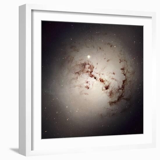 Elliptical Galaxy NGC 1316, HST Image-null-Framed Premium Photographic Print