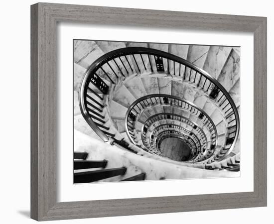 Elliptical Staircase in the Supreme Court Building-Margaret Bourke-White-Framed Photographic Print