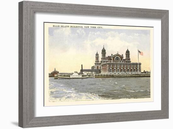 Ellis Island, New York City-null-Framed Art Print