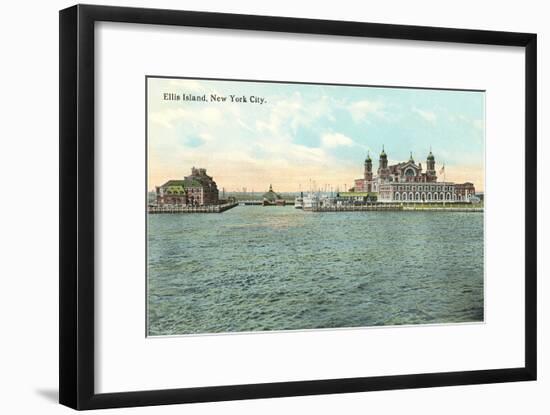 Ellis Island, New York City-null-Framed Art Print