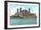 Ellis Island, New York Harbor-null-Framed Art Print