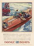 Advertisement for Dodge Boats-Ellis Wilson-Mounted Photographic Print